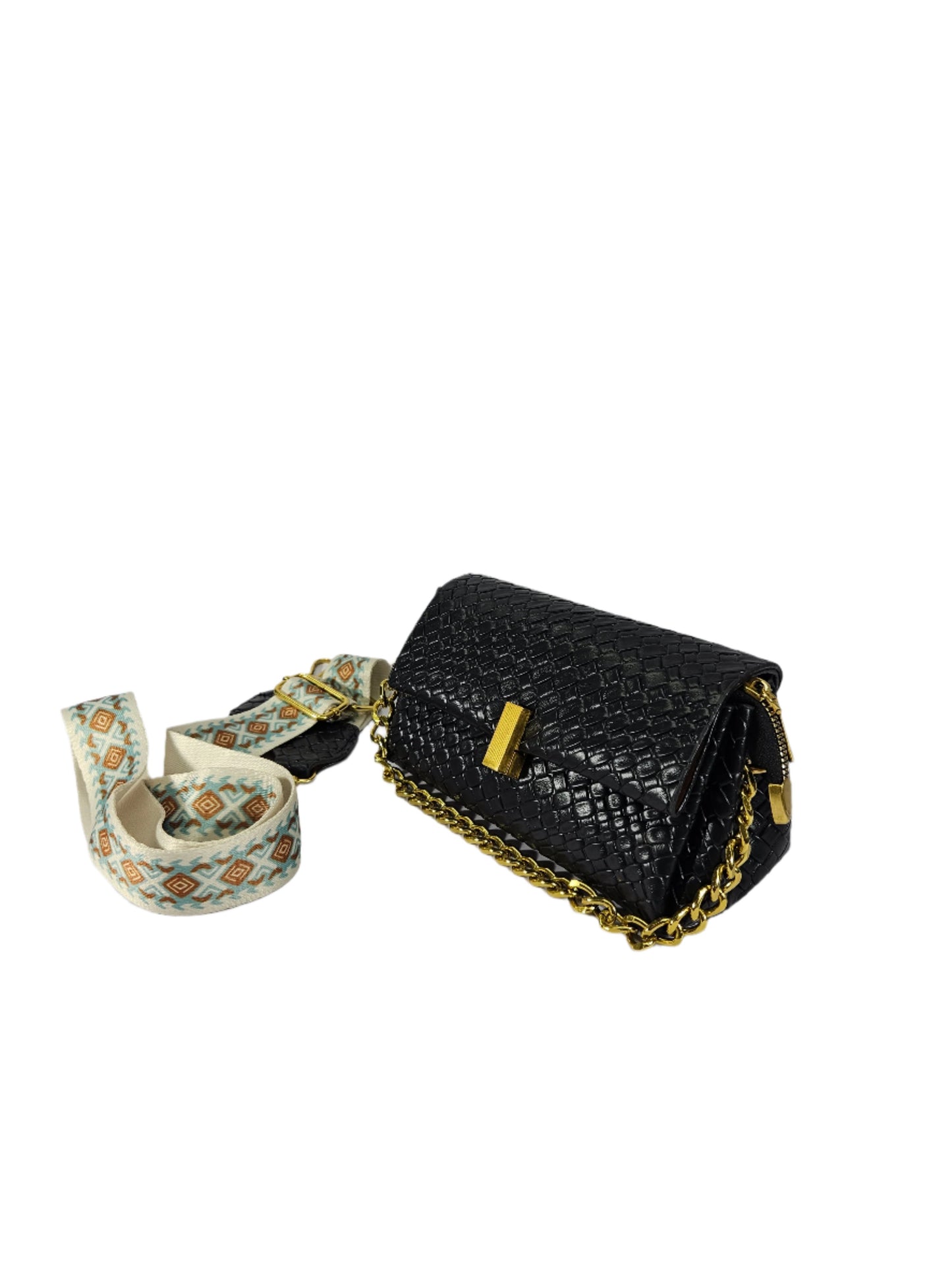 CROCO PRINTED LADIES SLING BAG